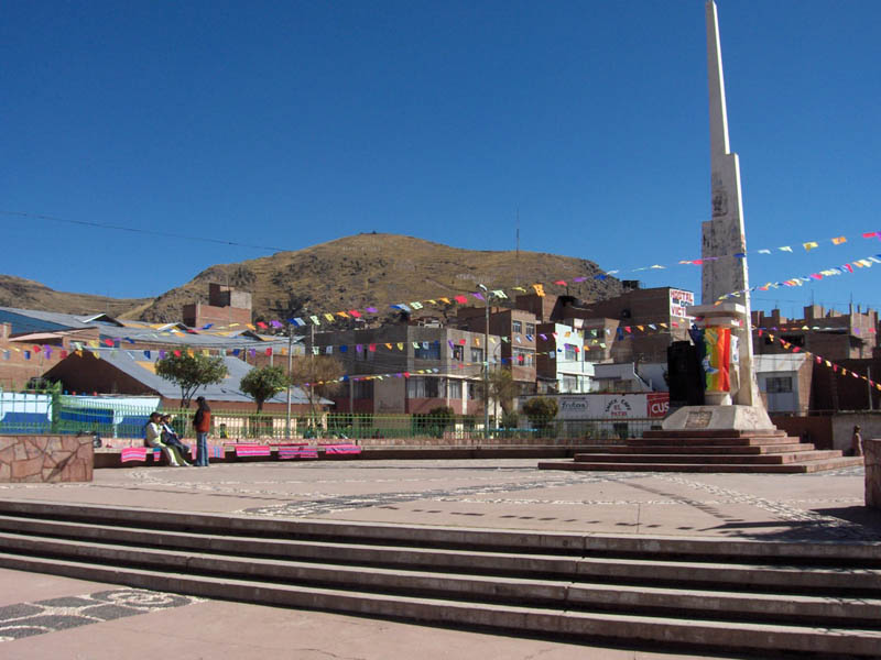 Puno is at 12 thousand feed and at night it gets really cold
