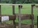 Cute little froggy close the gate sign
